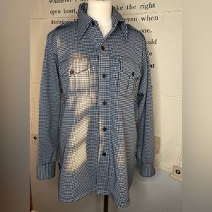 Vintage Big Yank checkered button down shirt